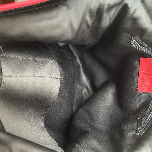 NWOT Red Leather Shoulder Bag - Picture 10 of 10